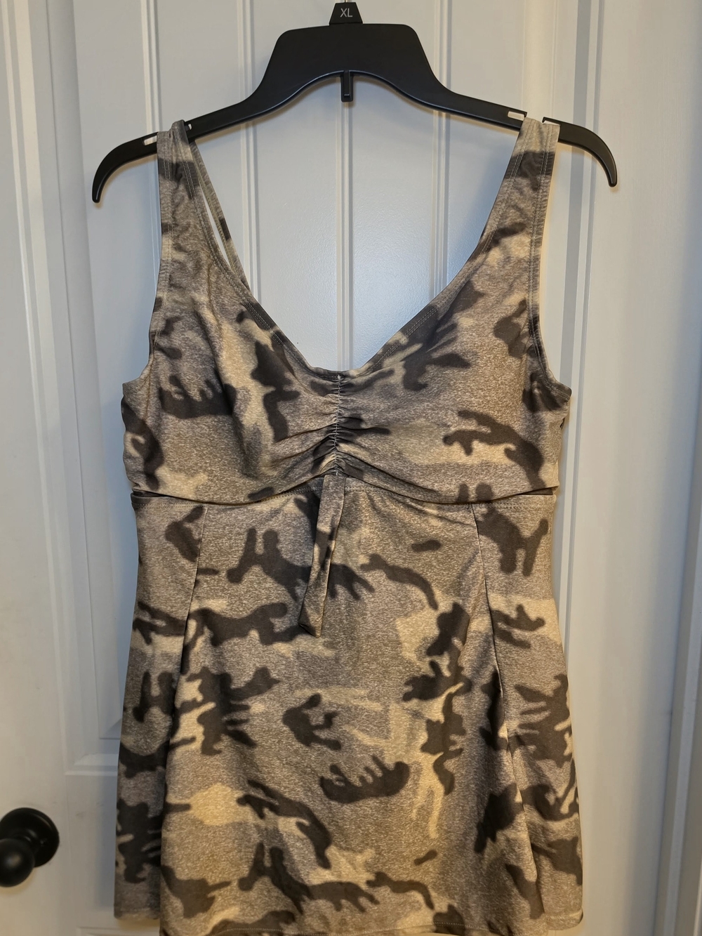 Camo Print 1 Piece Bathing Suit